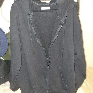 Victoria's Secret Black Fleece Hoodie Size XXL